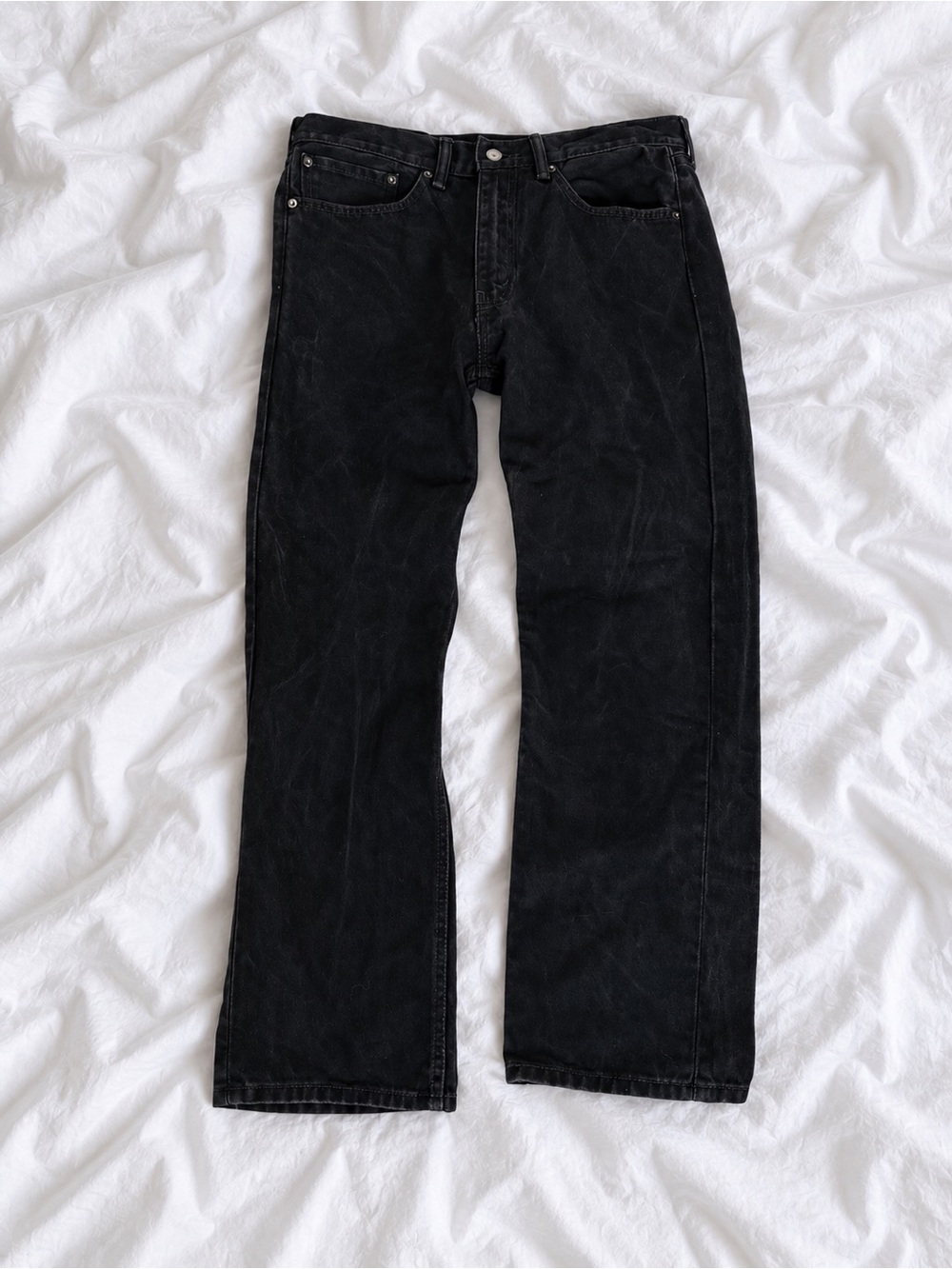 Levi's Black Straight-Leg Chinos